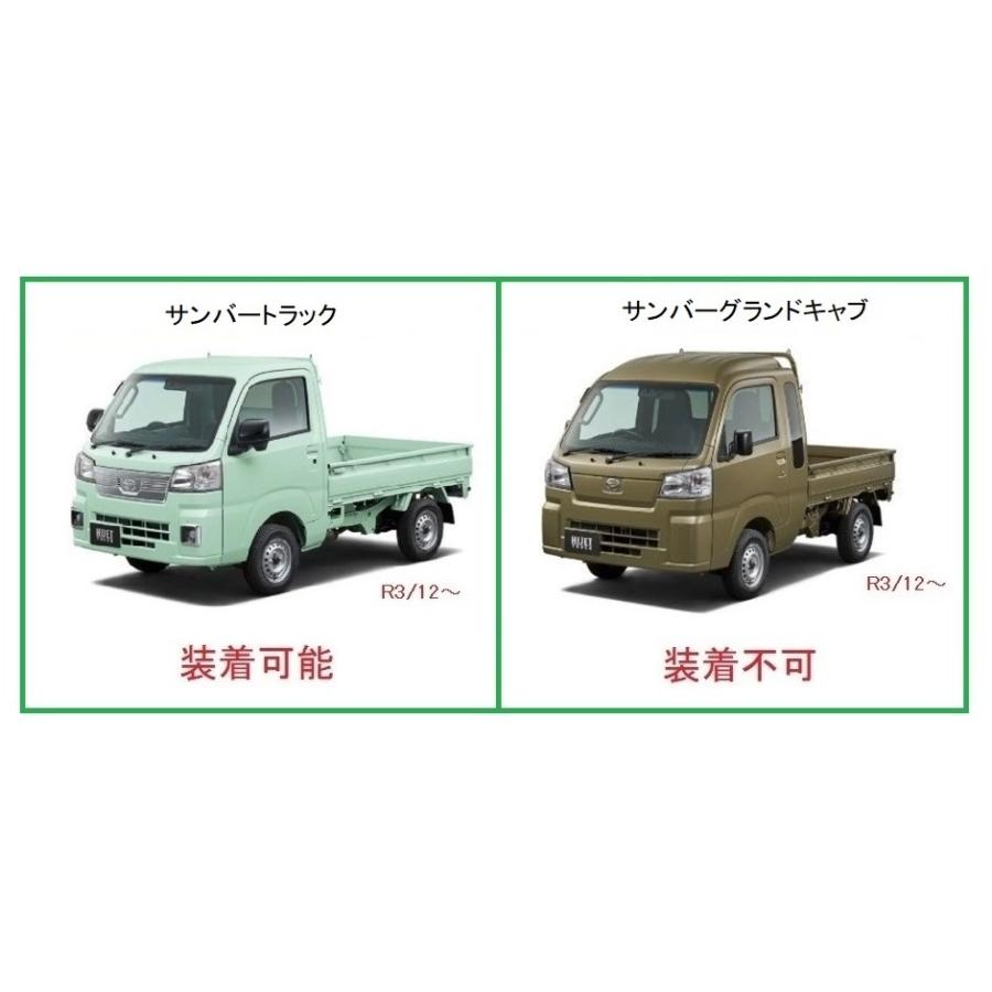 SUBARU（スバル） ★軽トラ サンバートラック S500J(R3/12〜)用 キャビンバックアッパーパネル アルミ縞板 : symy21 ...