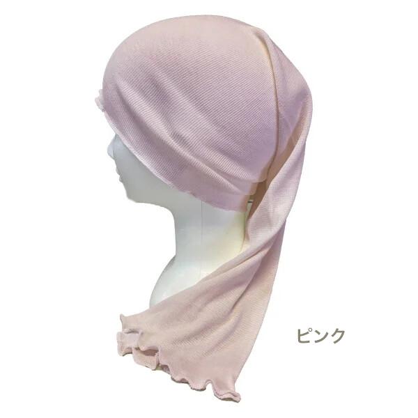 絹糸屋さんの『絹かぶり姫』シルク ナイトキャップ （ロング用）  シルク100% 日本製 中村忠三郎商店 |  | 02