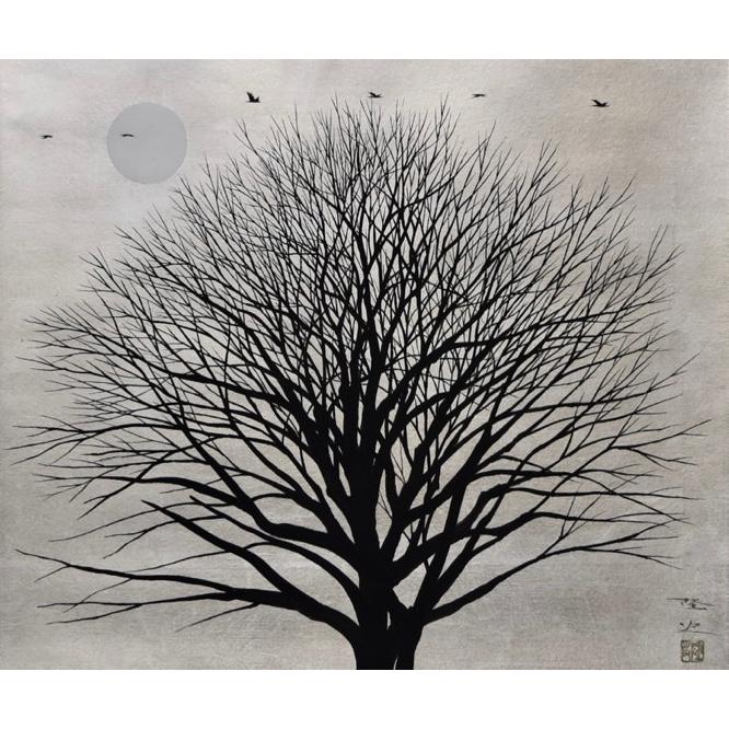 掛け軸 夕奏 モダン オシャレ インテリア 堂画廊　 |  | 01