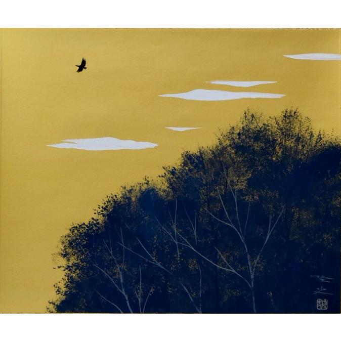 掛け軸 森の空 モダン オシャレ インテリア 堂画廊　 |  | 01