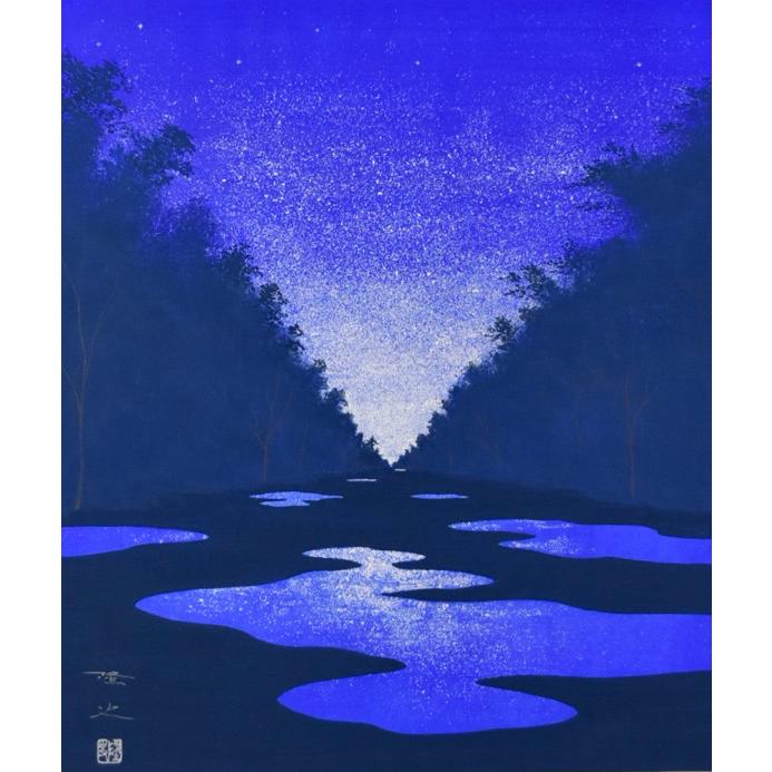 掛け軸 光のむこうへ モダン オシャレ インテリア 堂画廊　 |  | 01