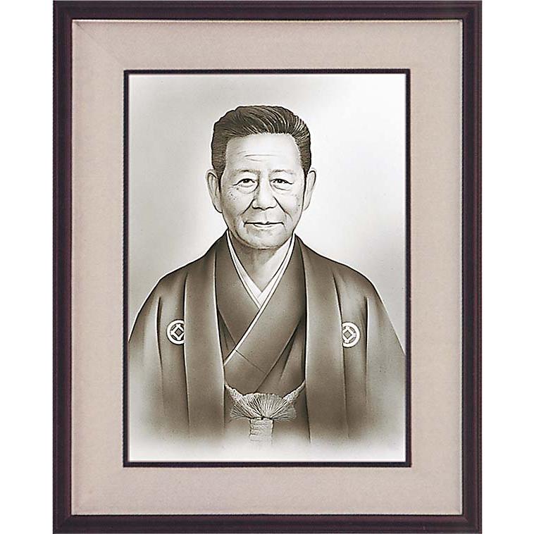 肖像画製作 墨絵 サイズF10 | 