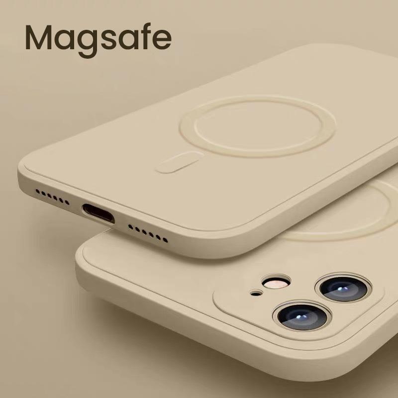 iPhone 12 Magsafeワイヤレス充電対応 リキッドシリコンケース｜synergy2｜09