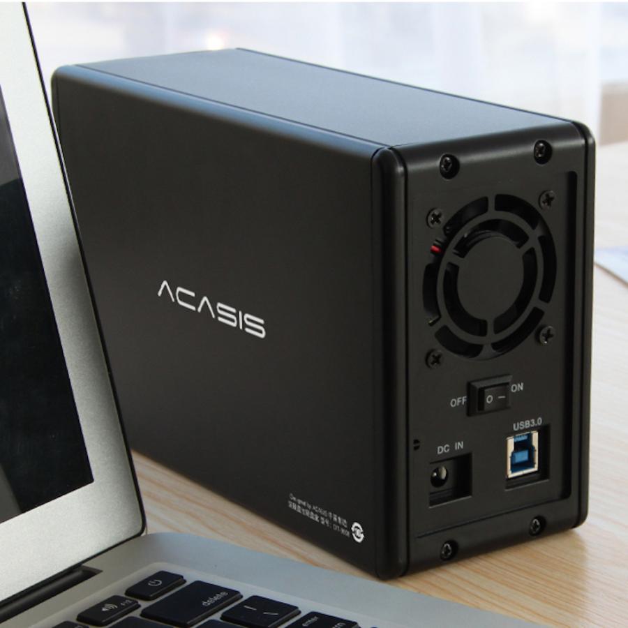 RAID対応 2ドライブベイ 3.5インチ SATA USB 3.0 ハードディスクケース