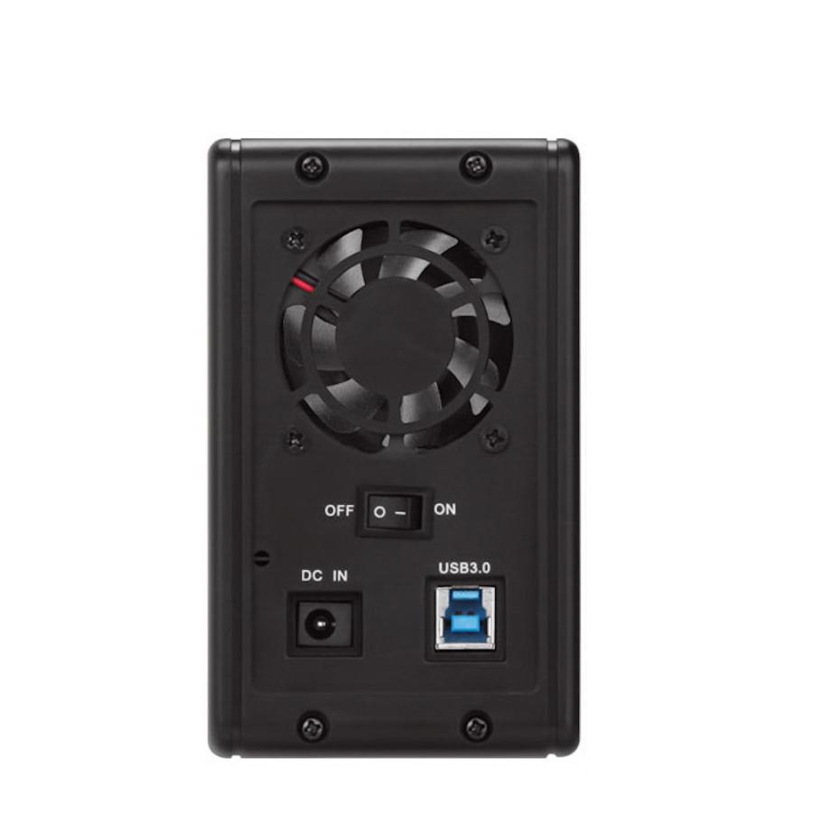 RAID対応 2ドライブベイ 3.5インチ SATA USB 3.0 ハードディスクケース