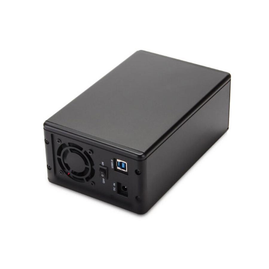 RAID対応 2ドライブベイ 3.5インチ SATA USB 3.0 ハードディスクケース