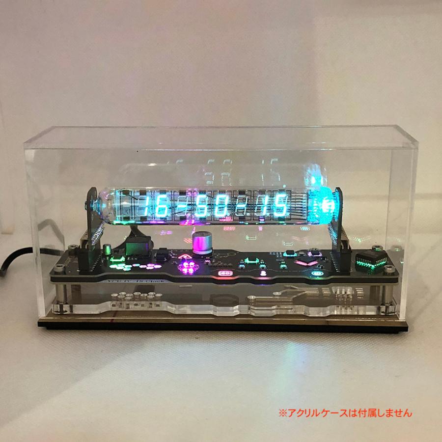 IV-18 VFD リファインニキシーチューブ クロック RGB LED｜synergy2｜13