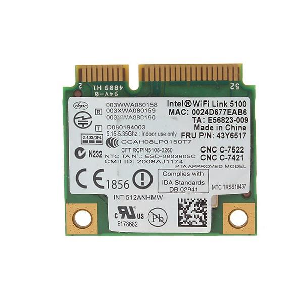 Intel (インテル) WiFi LINK 5100 ノートブックパソコン 内蔵無線LANワイヤレスカード 802.11a/b/g Draft N 300Mbps 512AN_HMW｜synergy2｜03