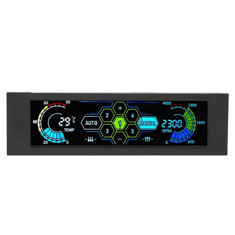 5.25インチ ベイ フロント液晶パネル3ファンスピード