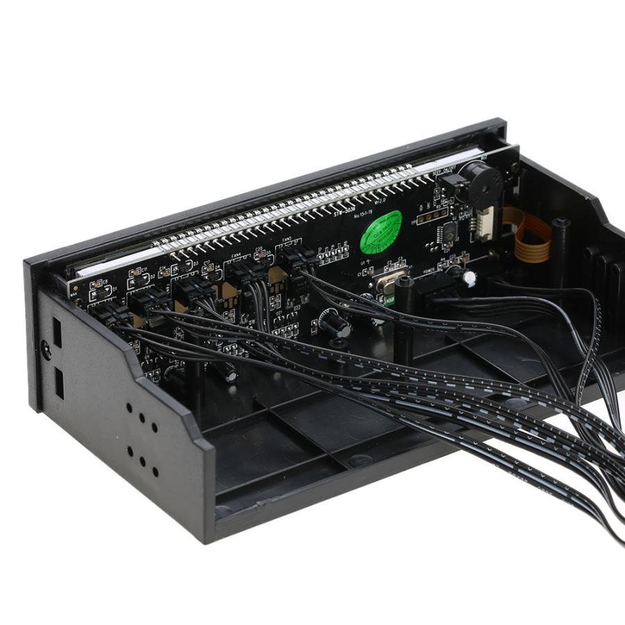 5.25インチ ベイ フロント液晶パネル3ファンスピードコントローラーCPU