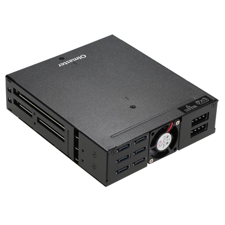 5.25インチ ドライブベイ内蔵対応 2.5インチ ハードディスク/SSD 6ベイ