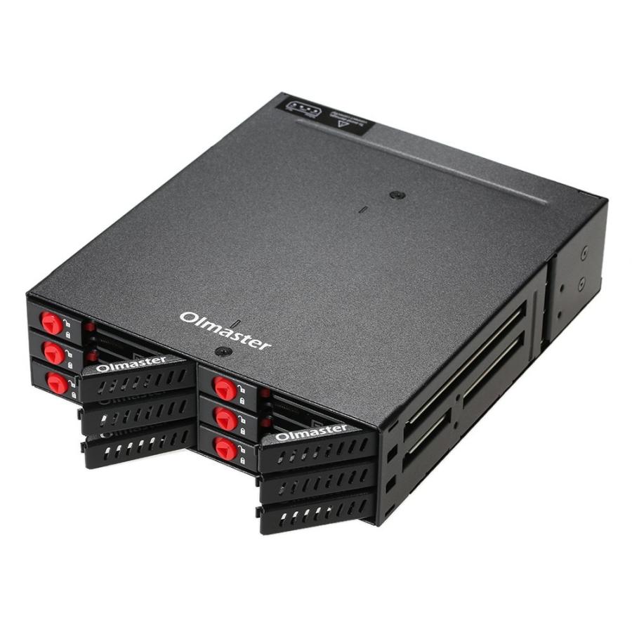 5.25インチ ドライブベイ内蔵対応 2.5インチ ハードディスク/SSD 6ベイ