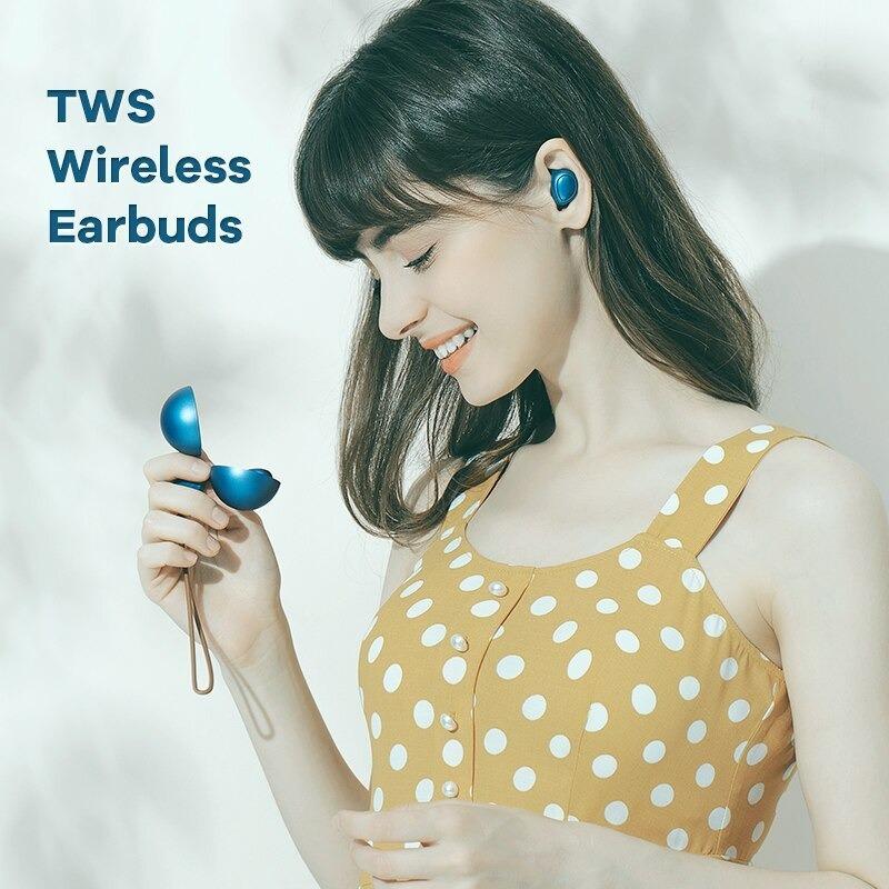 Bluetooth 5.0 TWS キャンディー ワイヤレスイヤホン Android iOS対応｜synergy2