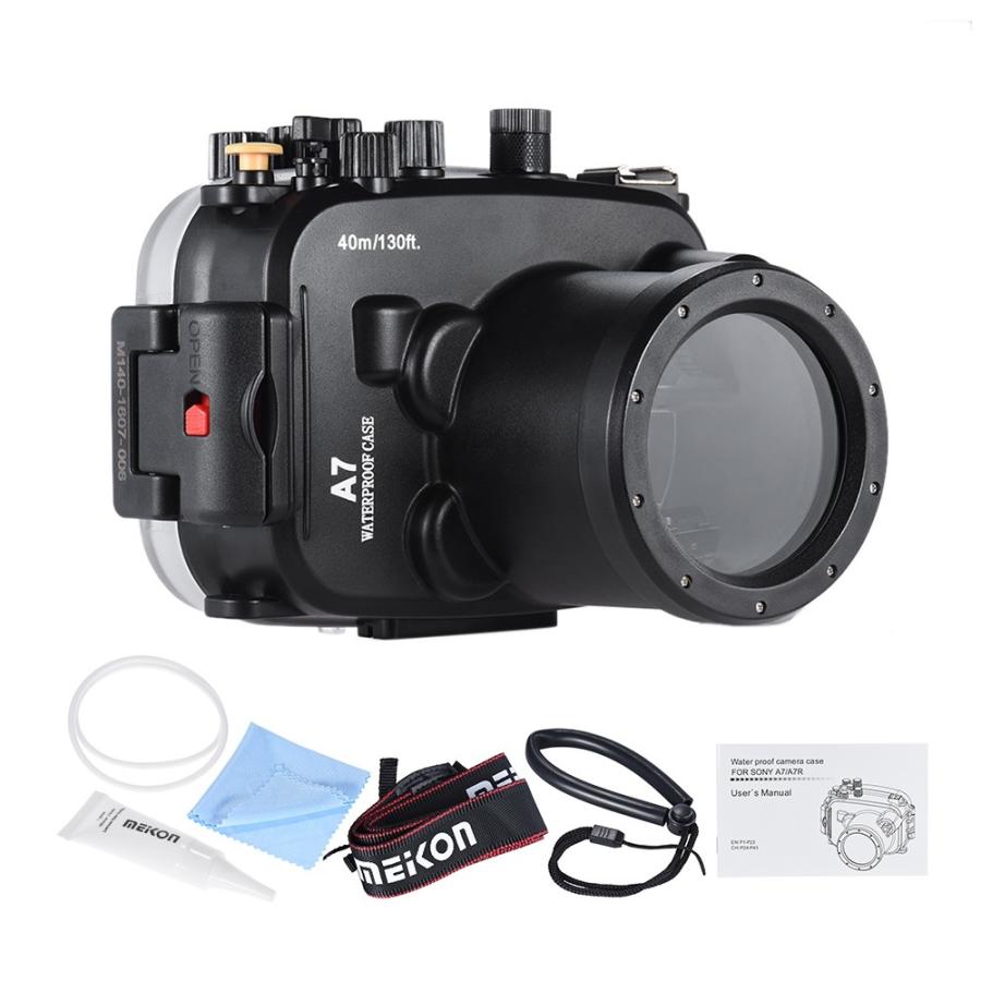 Sony A7 A7R 対応 40m防水 カメラ 水中 ハウジングケース Sony A7 A7R 対応 40m防水 カメラ 水中 ハウジングケース