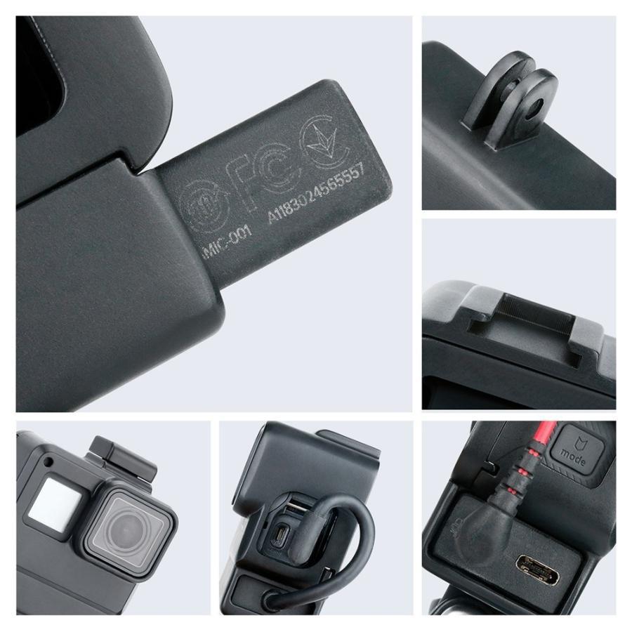 Gopro Hero 5/6/7 ブラック対応 ABSプラスチックケース Vlog撮影