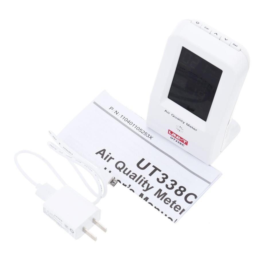 UNI-T UT-338C 高精度 室内 VOC PM2.5 データロガー 検出器 エアー