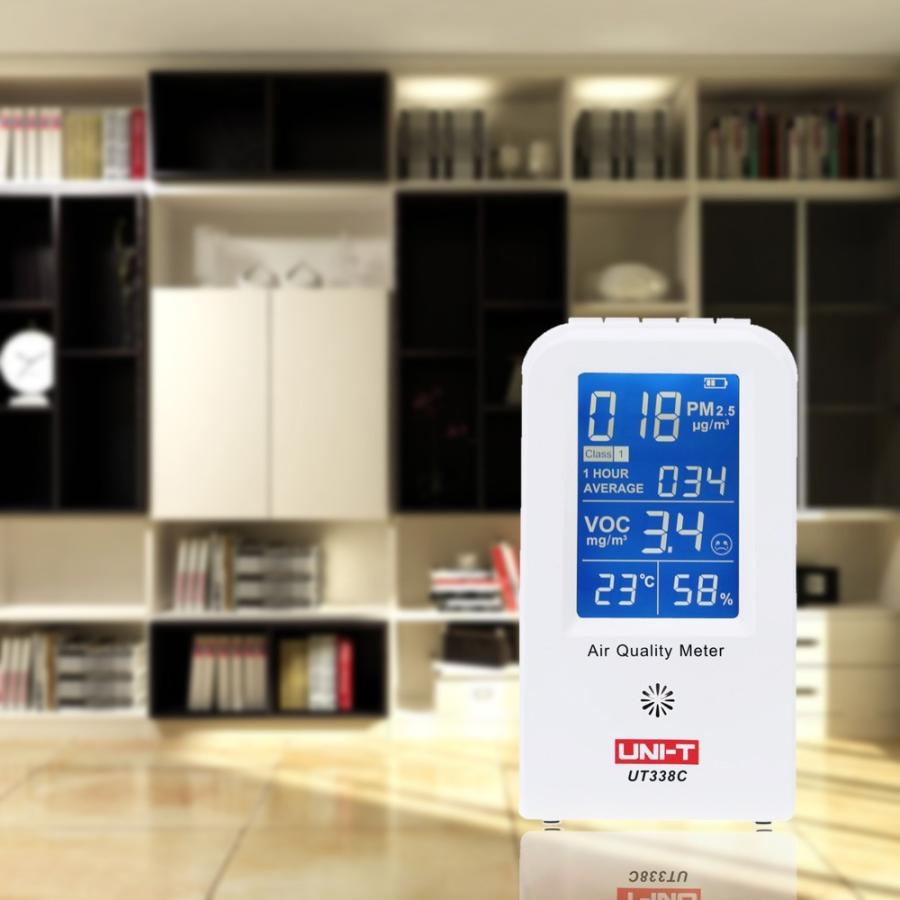 UNI-T UT-338C 高精度 室内 VOC PM2.5 データロガー 検出器 エアー