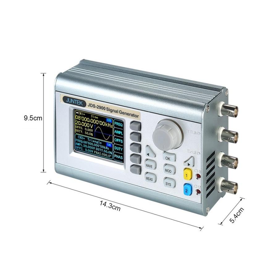 高精度 デジタルデュアルチャネルシグナルジェネレーター 波形 パルスジェネレーター 0 01uhz 15mhz 266msa S E3588eu 15 Synergy 通販 Yahoo ショッピング