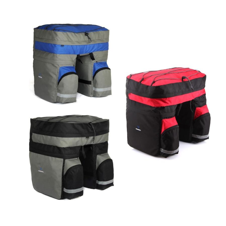 ROSWHEEL 60L 自転車用ダブルリアサイドバック（パニアバッグ