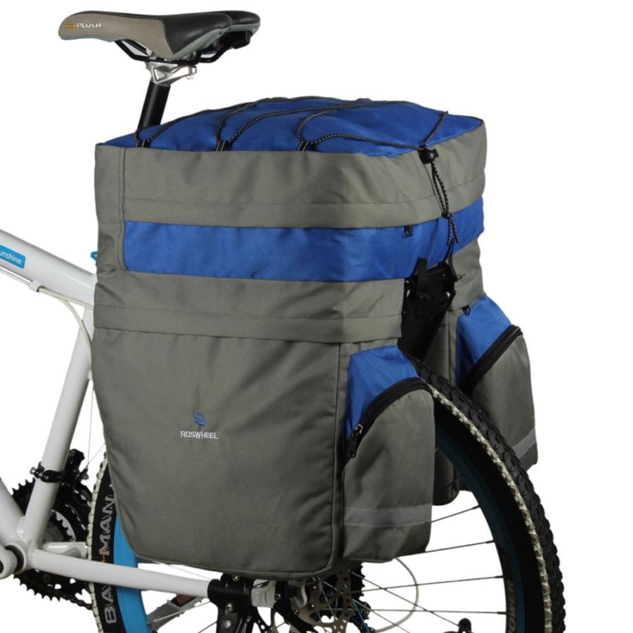 ROSWHEEL 60L 自転車用ダブルリアサイドバック（パニアバッグ