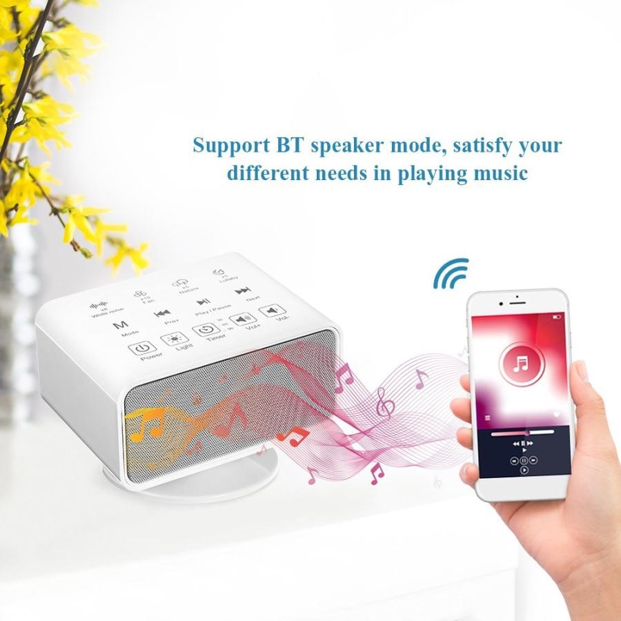 タッチボタン ワイヤレス Bluetooth スピーカー & 睡眠ムードライト_1