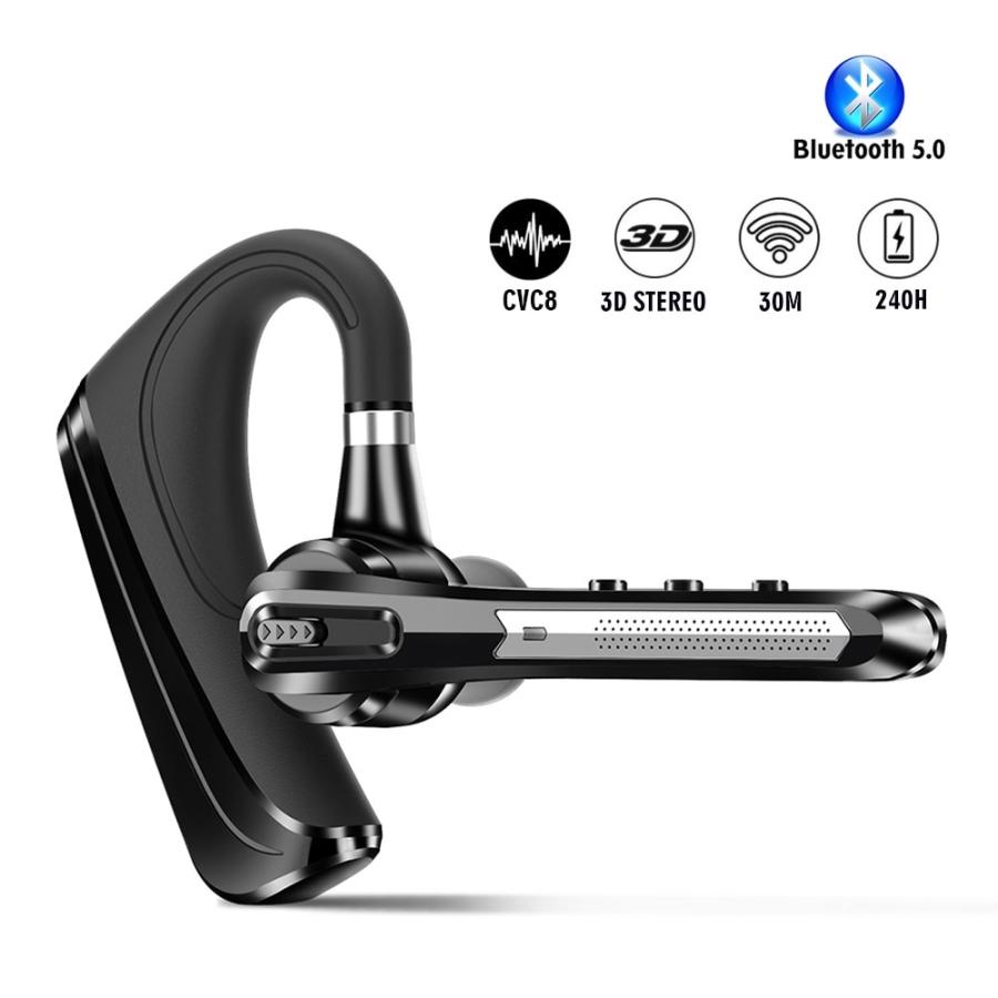 片耳 ワイヤレスステレオ Bluetooth 5.0 ノイズリダクション 片耳 ワイヤレスステレオ Bluetooth 5.0 ノイズリダクション