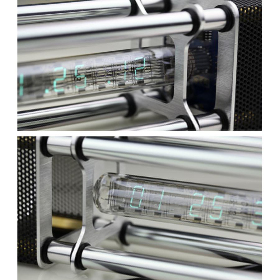 IV-18 VFDチューブ ニキシー管 クロック アルミニウム合金ケース IV-18 VFDチューブ ニキシー管 クロック アルミニウム合金ケース