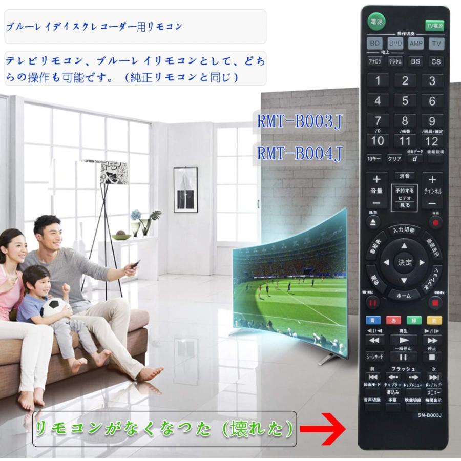 SONY ソニー ブルーレイディスクレコーダー用リモコン RMT-B003J RMT
