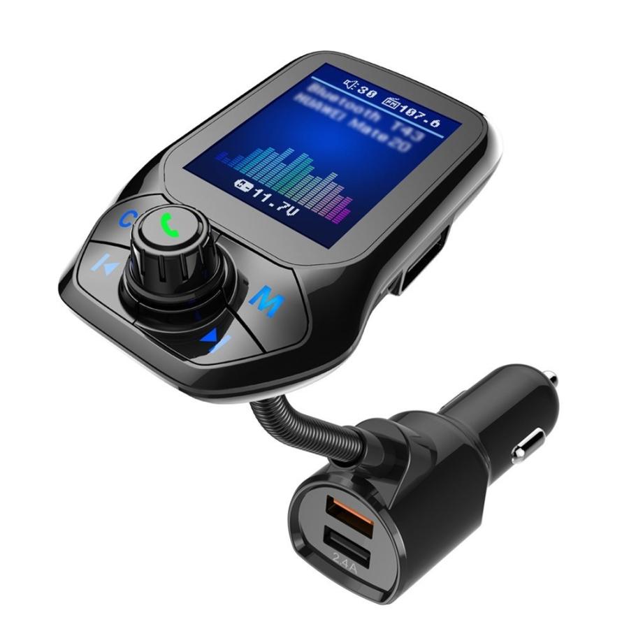 Bluetooth ハンズフリー通話 車載 MP3音楽プレーヤー FM