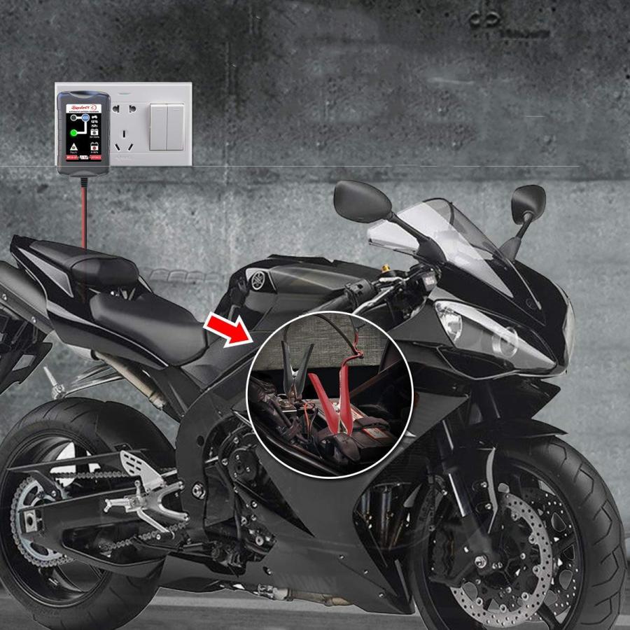 12v 6v 自動車 バイク 船舶 バッテリー 充電器 コンセント オートマチックバッテリーチャージャー K84 Synergy 通販 Yahoo ショッピング