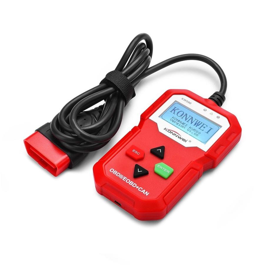 OBD 2 スキャナー 車診断機 コードリーダー ISO 9141, KWP2000，SAE