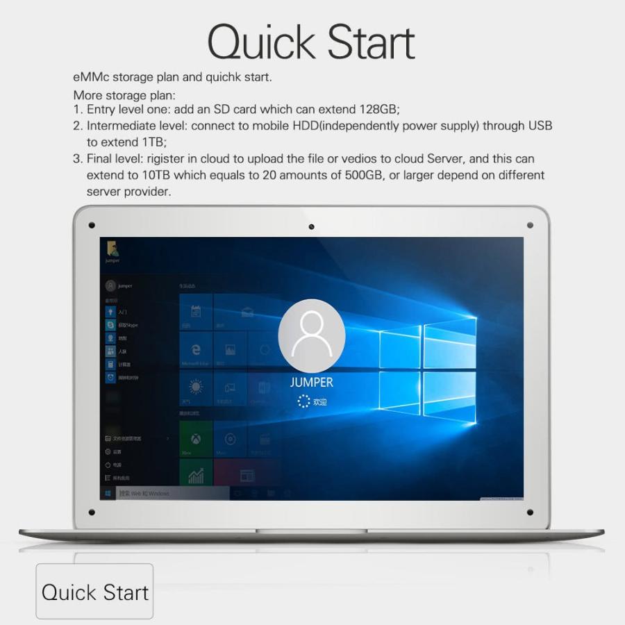 Jumper EZbook 2 超薄型 ノートPC 14インチ : Synergy - 通販 - Yahoo 