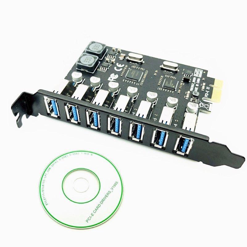 7ポート USB 3.0 PCI-E拡張ボード : Synergy - 通販 - Yahoo!ショッピング