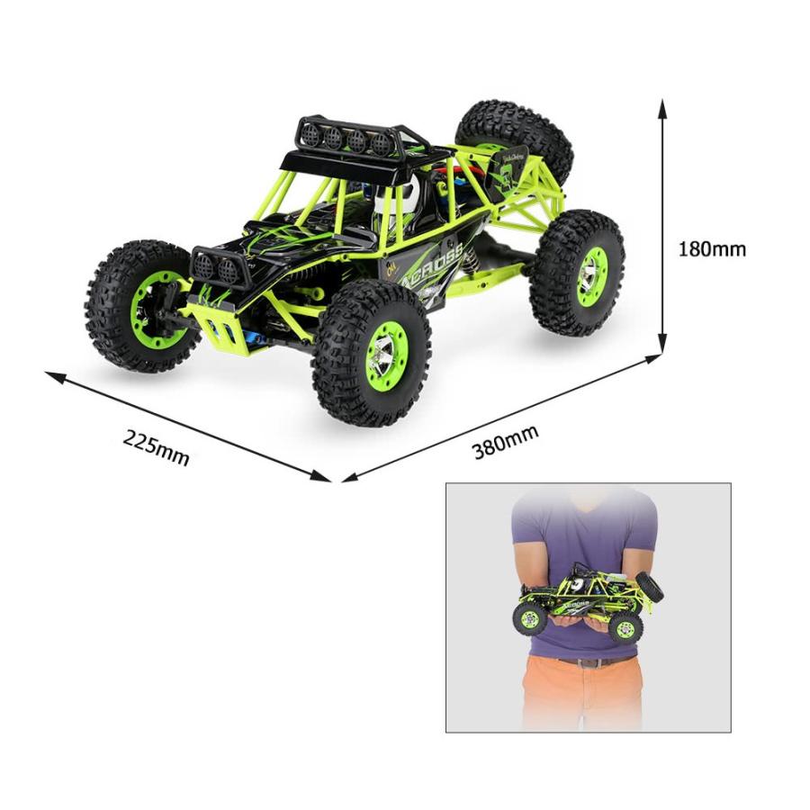 1/12 2.4GHz 4WD 高速 オフロードラジコンカー 組み立て済みの画像