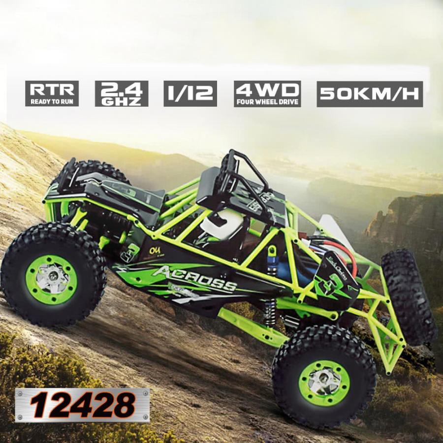 1/12 2.4GHz 4WD 高速 オフロードラジコンカー 組み立て済みの画像