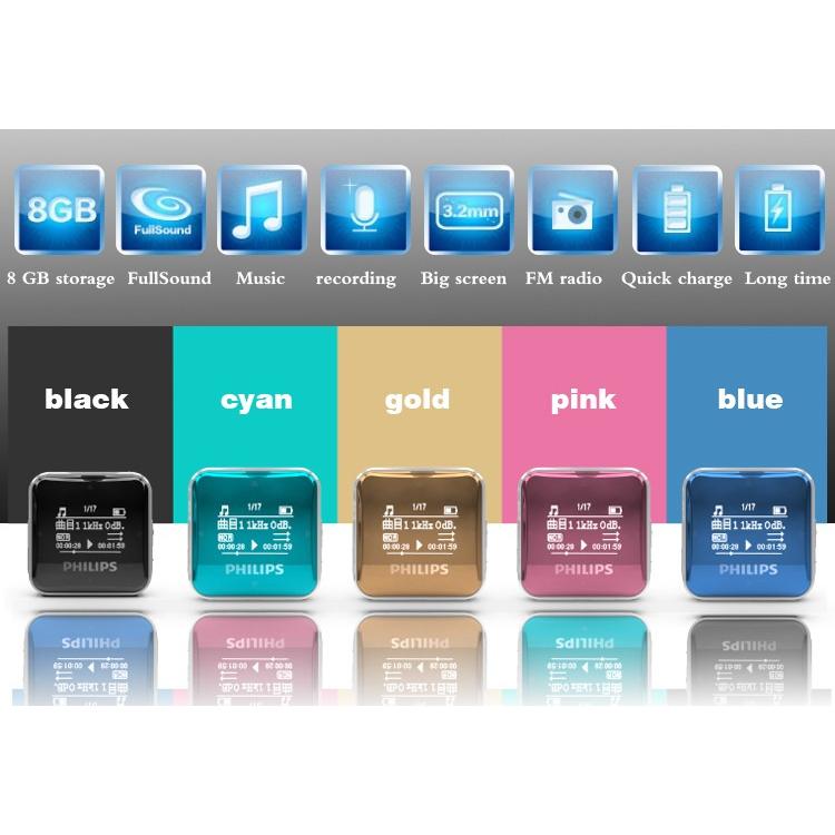 未開封 アウトレット品 PHILIPS MP3プレイヤー 8GB 20個セット PHILIPS エントリーレベル ロスレス MP3 音楽プレーヤー 8GB OLED