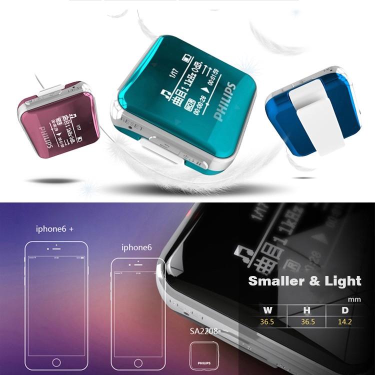 PHILIPS エントリーレベル ロスレス MP3 音楽プレーヤー 8GB OLED