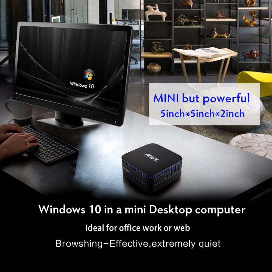 ACEPC AK1 Windows 10 ミニ PC 4GB / 32GB VESA対応ブラケット ACEPC AK1 Windows 10 ミニ PC 4GB / 32GB VESA対応ブラケット