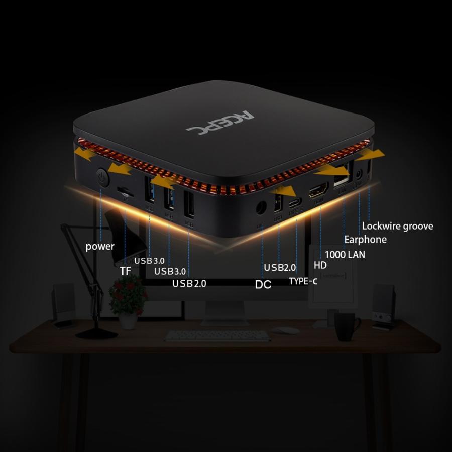 ACEPC AK1 Windows 10 ミニ PC 4GB / 32GB VESA対応ブラケットつき