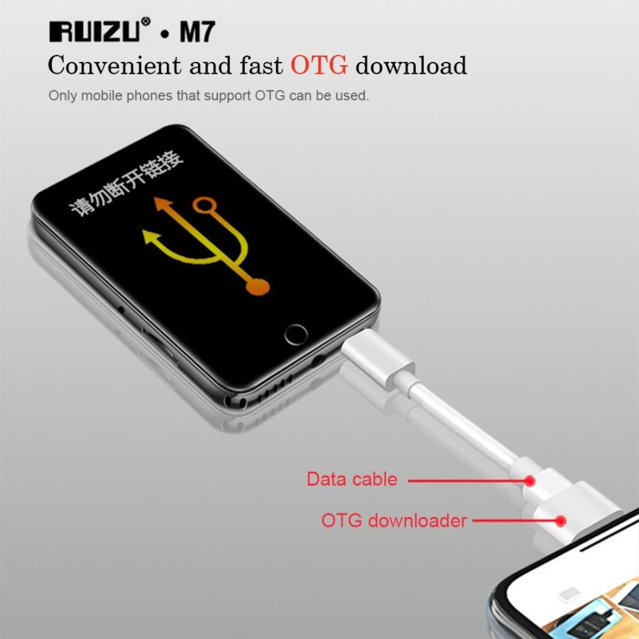 RUIZU M7 2.8インチ タッチスクリーン Bluetooth MP3 音楽プレーヤー 16GB｜synergy2｜09