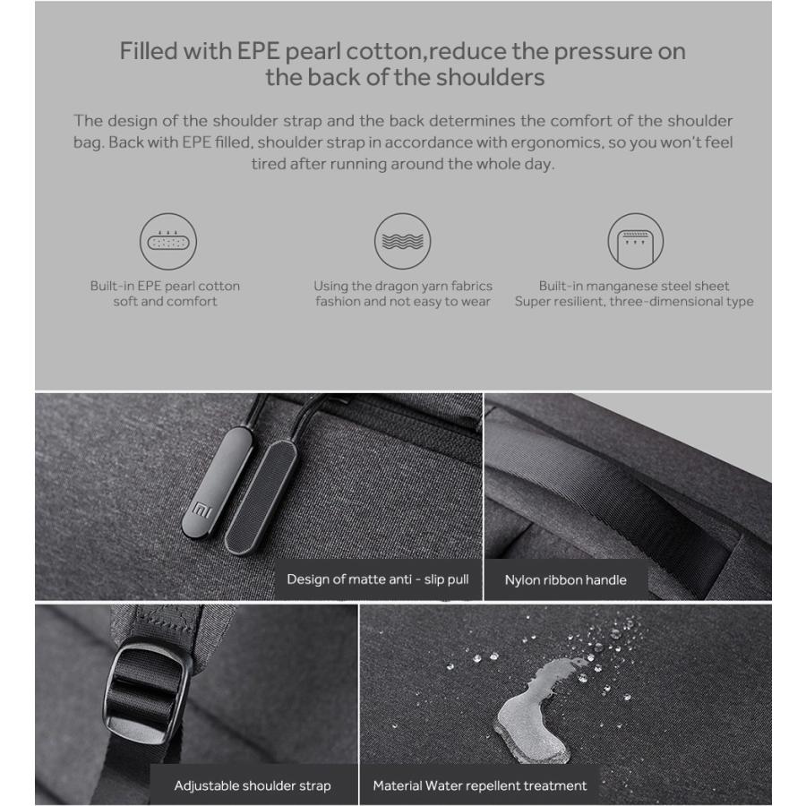 Xiaomi ミニマリスト 14インチノートパソコン対応 シティーバック