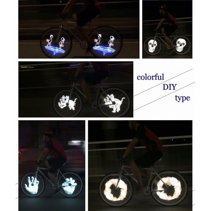 高解像度 自転車ホイール スポーク RGB 416個 LEDライト 画像・アニメーション・ビデオ再生対応｜synergy2｜03