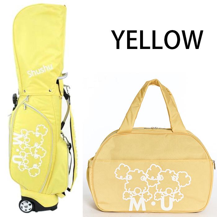 お得な2点セット 2022秋冬新作 M U SPORTS MUスポーツ ゴルフバッグ