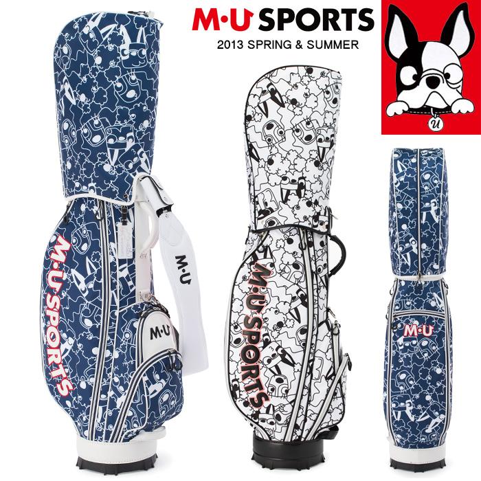 M・U SPORTS 2023春夏新作 MU MUスポーツ ゴルフバッグ M・U SPORTS 2023春夏新作 MU MUスポーツ ゴルフバッグ