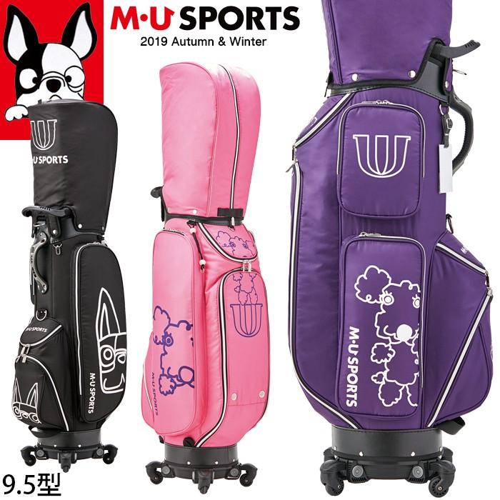 レディース Market 収納式 ゴルフバッグ M U 新作 Muスポーツ Mu19aw M0925 秋冬 9 5型 キャディバッグ 4輪 Sports ローリングソール 703p6108 Jack ゴルフバッグ キャディバッグ 19年 秋冬