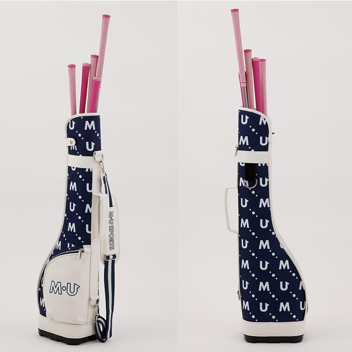 M・U SPORTS 2024年 春夏新作 MU MUスポーツ ゴルフバッグ