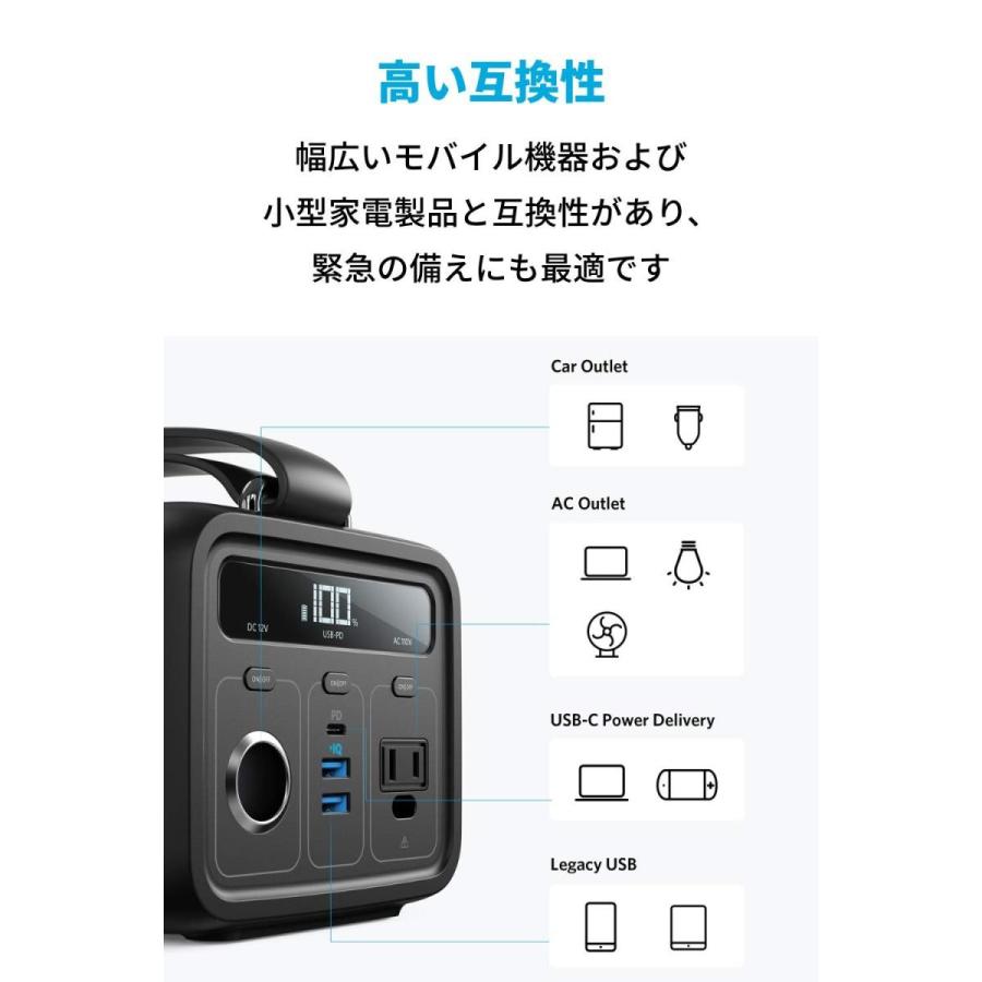 Anker PowerHouse 200 213Wh 57600mAh ポータブル電源 PSE認証済 USB