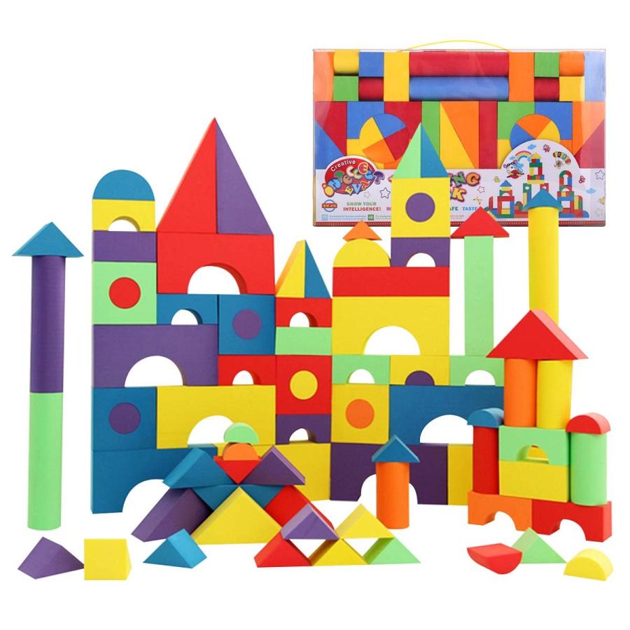 積み木 赤ちゃんおもちゃ 男の子 女の子 型はめeva素材 ソフト素材 組み立て ブロック 知育おもちゃ プレゼント 131pcs 送料無料 Ajp B07jbtjqxk Jack Market 通販 Yahoo ショッピング