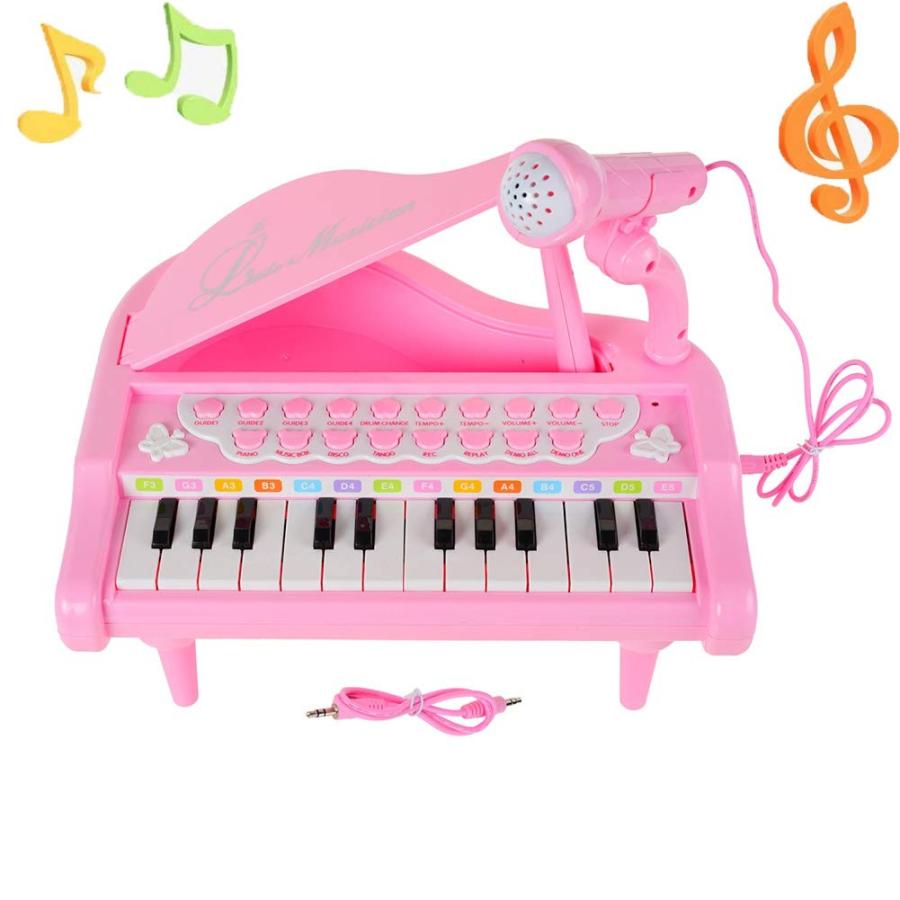 キッズ 多機能 可愛いピアノおもちゃ 電子ミニピアノ音楽おもちゃ 電子ミニキーボード 子供ピアノ 知育玩具 誕生日 子供の日 プレゼント ピンク 送料無料 Ajp B07kxpsnm4 Jack Market 通販 Yahoo ショッピング