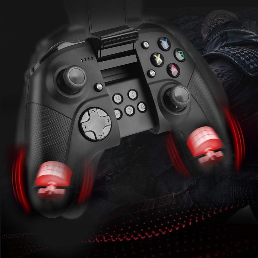 一番人気物 ゲームパッド スマホ ワイヤレス 送料無料 リモートなど対応 Ps4 Ios Iphone ゲームコントローラー Bluetooth Pc用ゲームコントローラー
